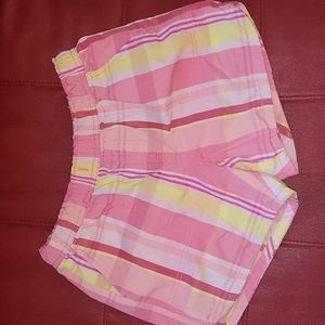 GAP Kids Plaid pink shorts